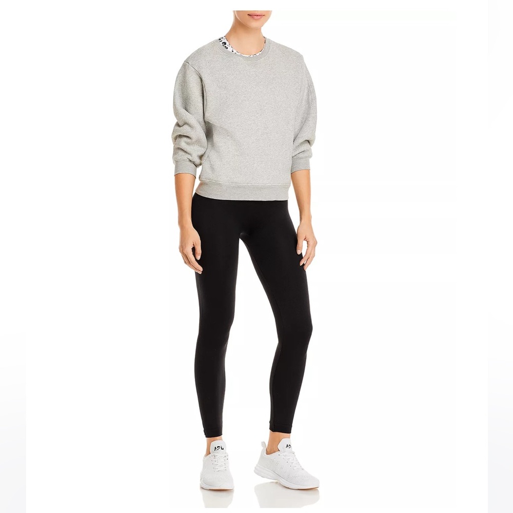 EUC Spanx Look at Me Now Seamless Very Black Leggings
